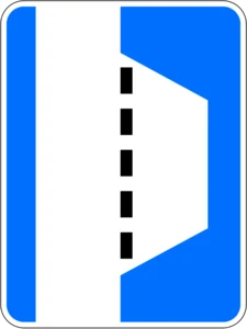 Пътен знак Д27: Площадка за аварийно спиране
