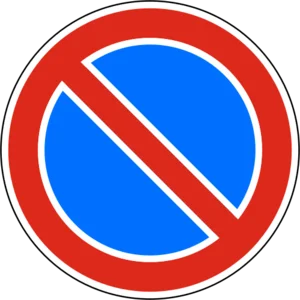 Пътен знак В28: Забранено е паркирането