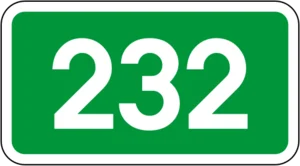 Пътен знак Ж22: Километричен знак